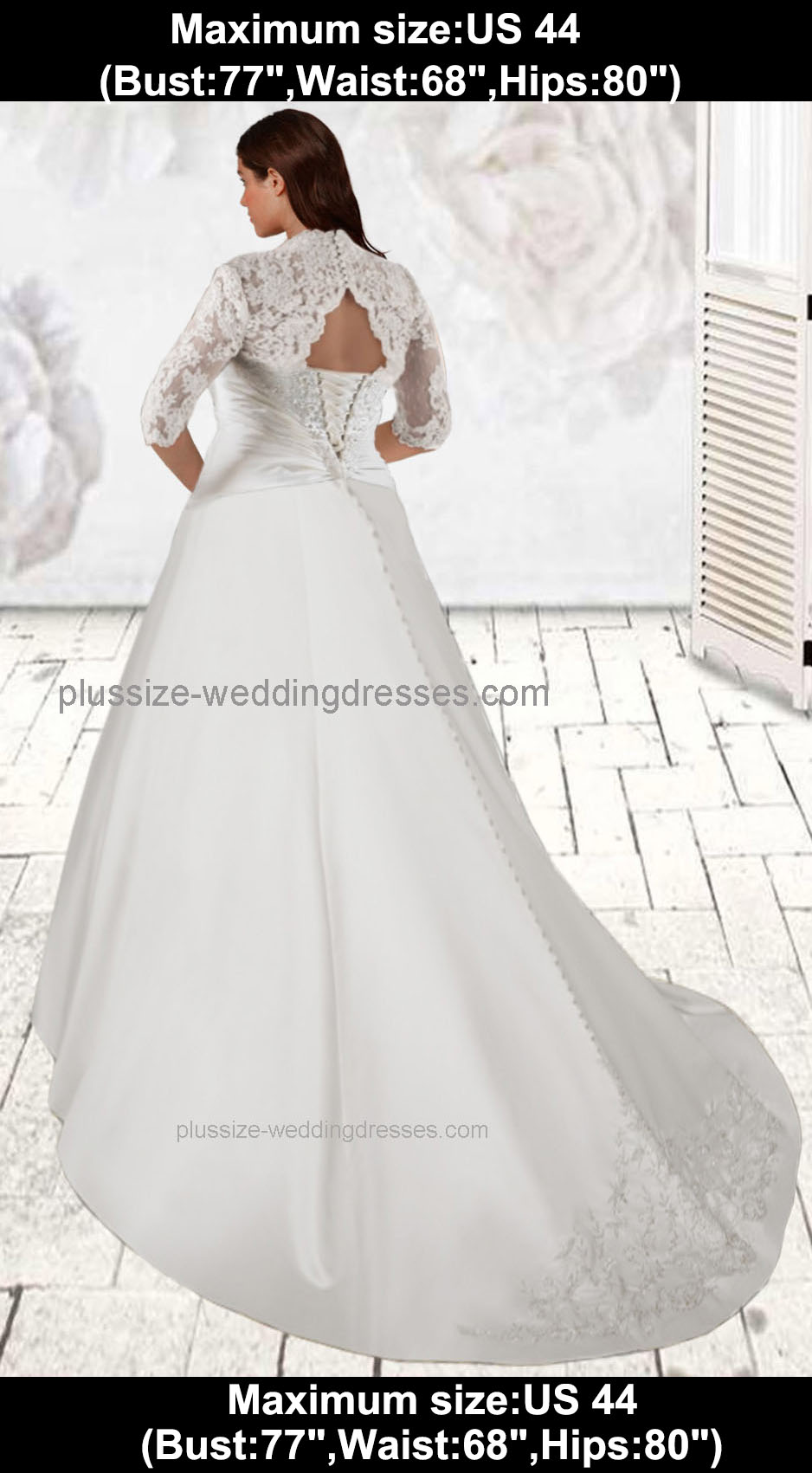 1950s plus size wedding dresses