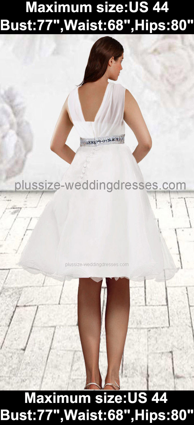 beach plus size wedding dresses