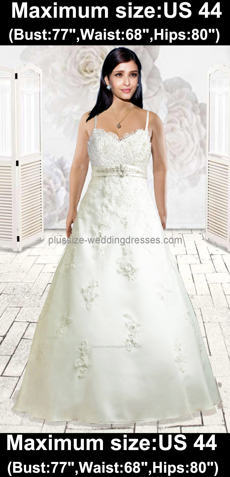 girls plus size wedding dresses