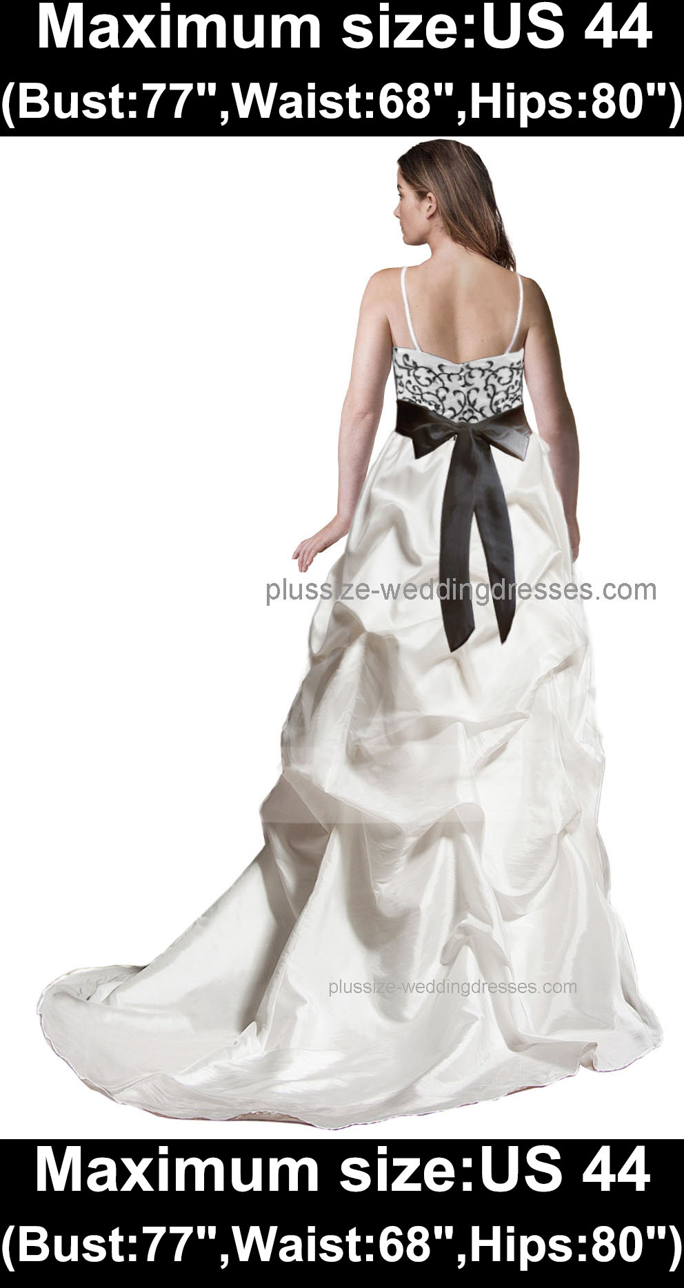 taffeta plus size wedding dresses