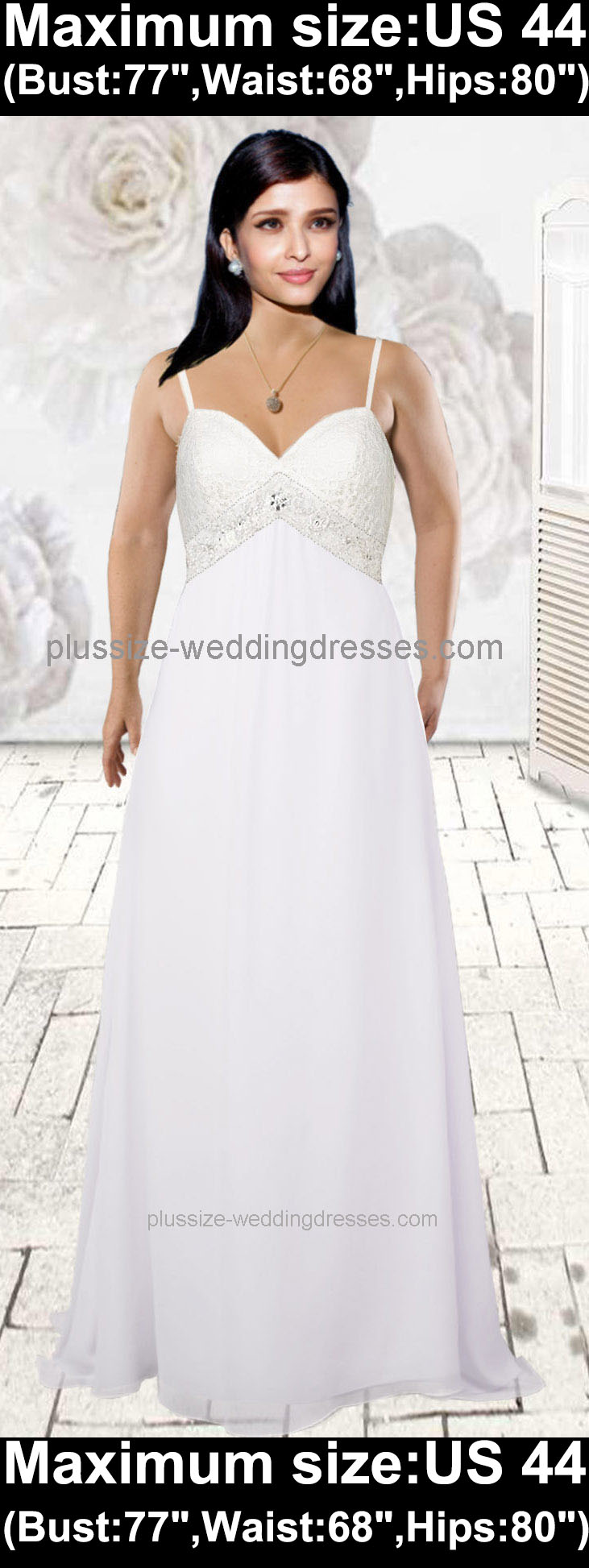 under 300 plus size wedding dresses