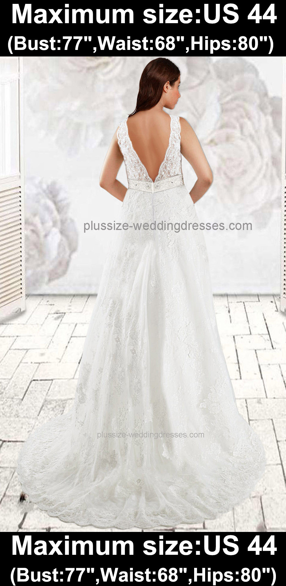white plus size wedding dresses